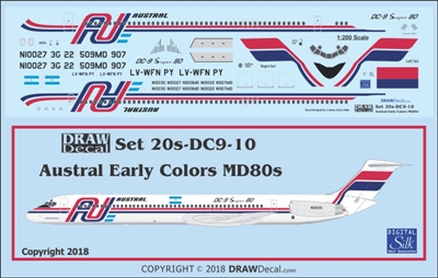 1:200 Austral McDD MD-80