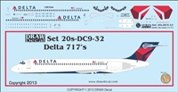 1:200 Delta Airlines (2007 cs) Boeing 717-200