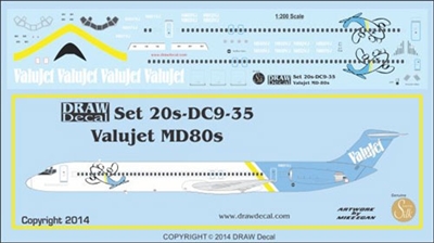 1:200 ValuJet McDD MD-80