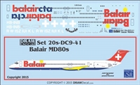 1:200 Balair McDD MD-80