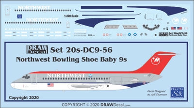 1:200 Northwest Douglas DC-9-14/-15