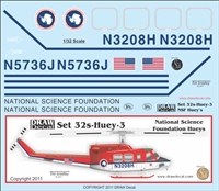 1:32 National Science Foundation (NSF) UH-1D Huey