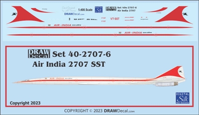 1:400 Air India Boeing 2707 SST