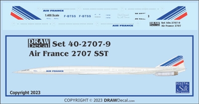 1:400 Air France Boeing 2707 SST