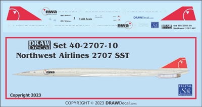 1:400 NWA Northwest Boeing 2707 SST