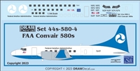 1:144 Federal Aviation Administration Convair 580