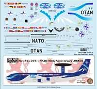 1:144 NATO '50th Anniversary' Boeing E3 AWACS