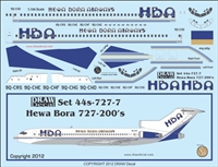 1:144 Hewa Bora Boeing 727-200