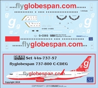 1:144 flyglobespan.com Boeing 737-800 G-CDKD