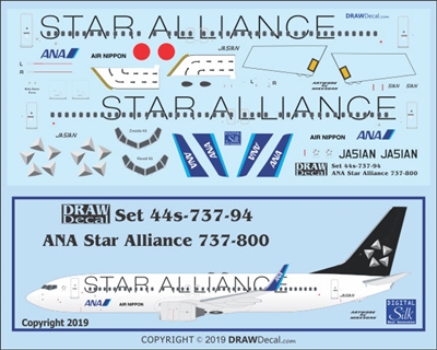 1:144 All Nippon 'Star Alliance' Boeing 737-800(W)