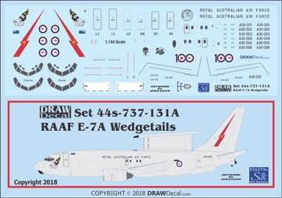 1:144 Royal Australian Air Force Boeing E-7A 'Wedgetail'