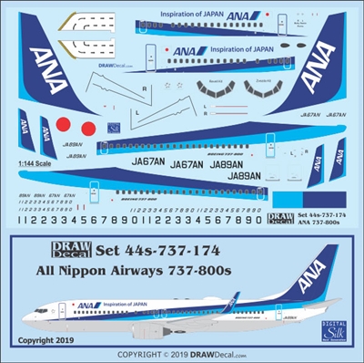 1:144 All Nippon Boeing 737-800(W)