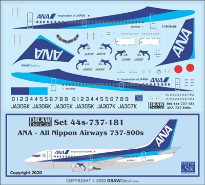 1:144 All Nippon Airways Boeing 737-500 'Super Dolphin'