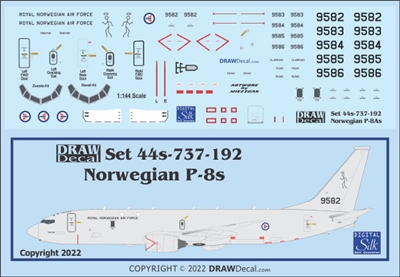 1:144 Royal Norwegian Air Force Boeing P-8A Poseidon