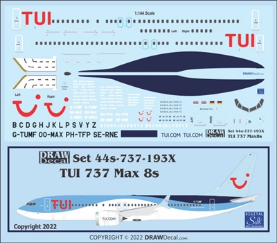 1:144 TUI Airways Boeing 737-MAX8