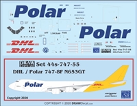 1:144 Polar Airlines / DHL Boeing 747-8F