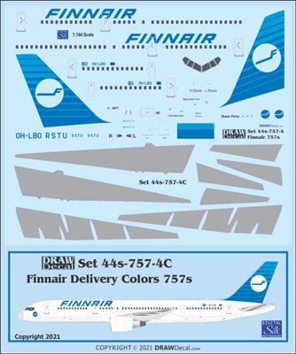 1:144 Finnair Boeing 757-200 (with Corogard)