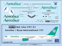 1:144 AeroSur Boeing 757-200