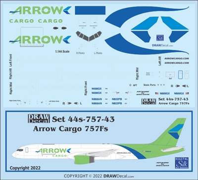 1:144 Arrow Air Boeing 757-200F