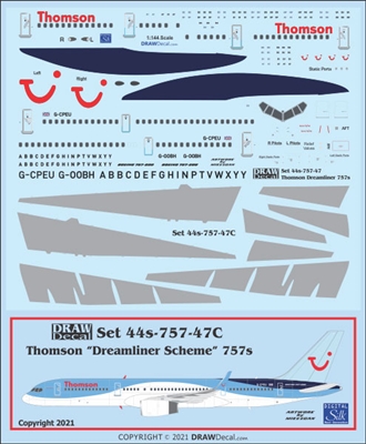 1:144 Thompson Boeing 757-200 (with Corogard)