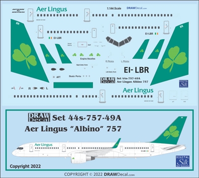 1:144 Aer Lingus (albino cs) Boeing 757-200(W)