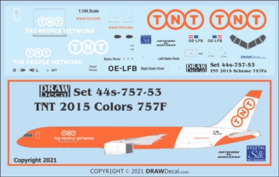 1:144 TNT (2015 cs) Boeing 757-200F