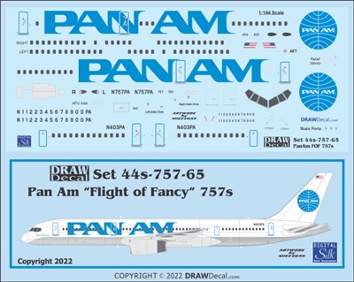 1:144 Pan Am 'Flight of Fancy' Boeing 757-200