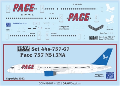 1:144 Pace Airlines Boeing 757-200