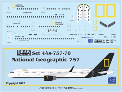 1:144 Icelandair / National Geographic Boeing 757-200