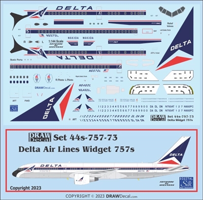 1:144 Delta Airlines Boeing 757-200