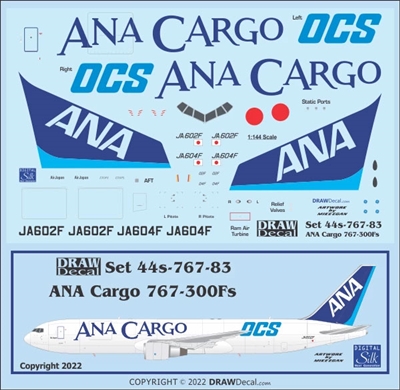 1:144 All Nippon Cargo (early titles) Boeing 767-300F