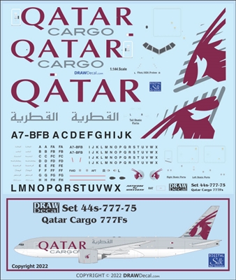 1:144 Qatar Cargo Boeing 777-200F