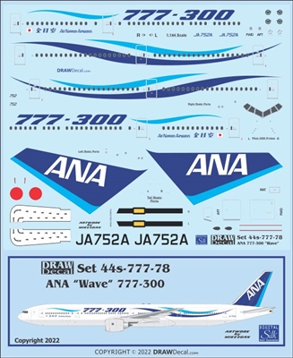1:144 All Nippon 'Wave' Boeing 777-300