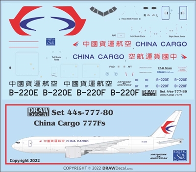 1:144 China Cargo Airlines Boeing 777-2F