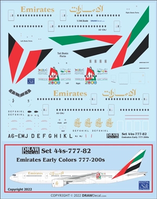 1:144 Emirates Boeing 777-200 / -200ER