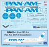 1:144 Pan Am (Billboard cs) Boeing 787-8