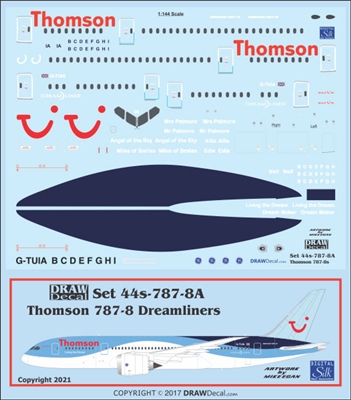 1:144 Thomson Boeing 787-8