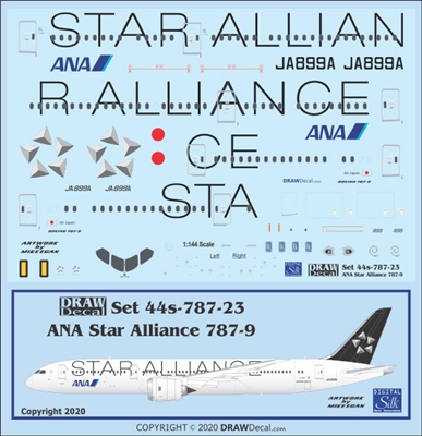 1:144 All Nippon 'Star Alliance' Boeing 787-9