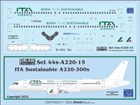 1:144 ITA Italy 'Born to be Sustainable' Airbus A.220-300