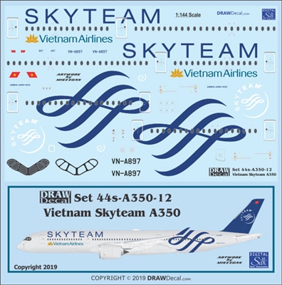 1:144 Vietnam Airlines 'Skyteam' Airbus A.350-900