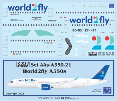 1:144 World2Fly Airbus A.350-900