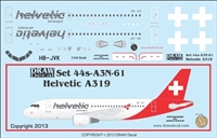 1:144 Helvetic Airbus A.319