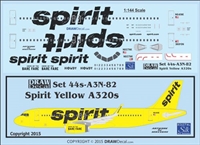 1:144 Spirit Airlines Airbus A.320 (2014 cs)