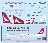 1:144 Cathay Dragon Airbus A.321NEO