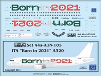 1:144 ITA (Italia Trasporto Aereo) 'Born in 2021' Airbus A.320