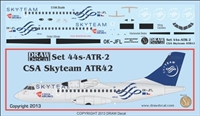 1:144 CSA Czech Airlines Skyteam ATR42