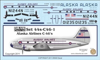 1:144 Alaska Airlines Curtis C.46