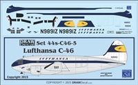 1:144 Lufthansa Curtiss C.46D Commando