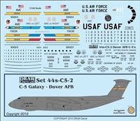 1:144 USAF 'Dover AFB' C5 Galaxy