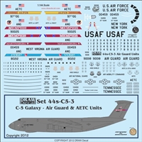 1:144 USAF 'Air National Guard' C5 Galaxy